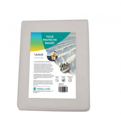 Folie Protectie Inghet din polipropilena alba 1.6x5x23 pachet - Vodaland gama Terra [1]