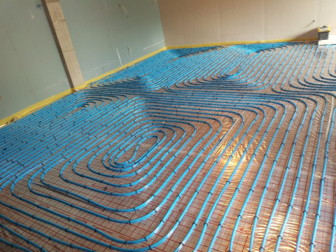 Folie Tacker cu marcaj pe grila 50 m x 1 m, rola de 50 m² , Magnum Heating [1]