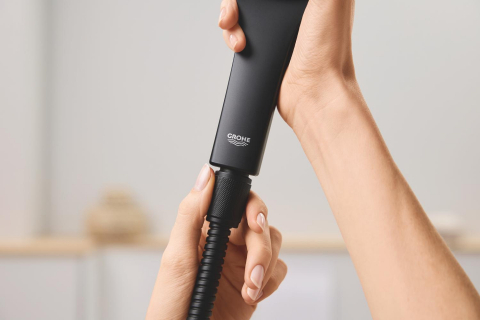 Furtun de dus Grohe VitalioFlex longlife 27502000, 1/2"'' x 1/2"'', metalic, universal, 1.5 m, 16 bari, 750 n, anti-indoire, negru [4]