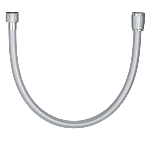 Furtun de dus Grohe 500 mm, anti-rasucire, presiune 5 bar, crom [5]