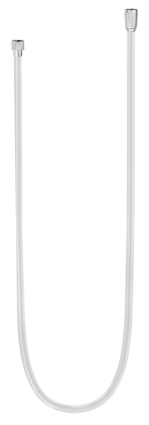 Furtun de dus Grohe silverflex, cauciuc, 1500 mm, universal, 1.5 m, 5 bari, anti-indoire, anti-zgarieturi, crom [3]