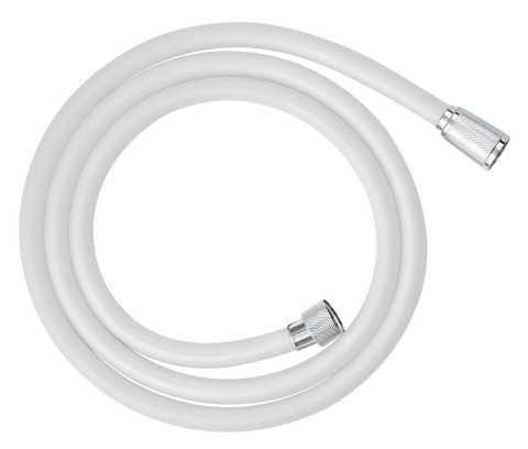 Furtun de dus Grohe silverflex, cauciuc, 1500 mm, universal, 1.5 m, 5 bari, anti-indoire, anti-zgarieturi, crom [1]