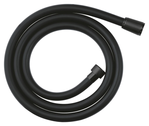 Furtun de dus Grohe silverflex, cauciuc, 1500 mm, universal, 1.5 m, 5 bari, anti-indoire, anti-zgarieturi, negru [1]