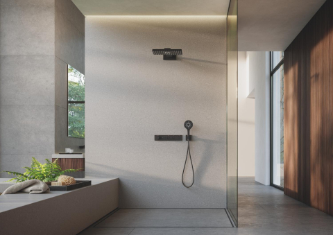 Furtun de dus Grohe silverflex, cauciuc, 1500 mm, universal, 1.5 m, 5 bari, anti-indoire, anti-zgarieturi, negru [5]