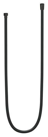 Furtun de dus Grohe silverflex, cauciuc, 1500 mm, universal, 1.5 m, 5 bari, anti-indoire, anti-zgarieturi, negru [3]