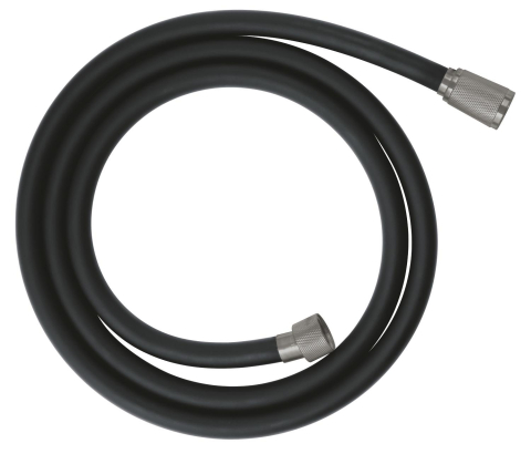 Furtun de dus Grohe Silverflex, cauciuc, 1500 mm, universal, 5 bari, anti-indoire, anti-zgarieturi, crom mat [1]