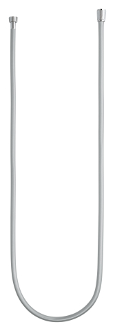 Furtun de dus Grohe VitalioFlex Trend, universal, 5 bari, anti-indoire, anti zgarieturi, argintiu [4]