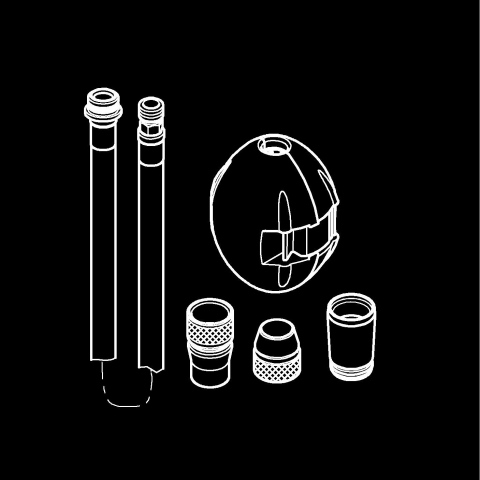 Sisteme de dus - Furtun extractabil pentru baterie Grohe Feel 1420 mm, easy dock, contine greutati si piulite conectare G 1/2", crom