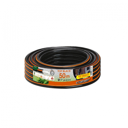 Echipamente pentru irigatii - Furtun Top Black 1/2 (25-33 mm) 50m Claber - 90460000