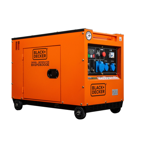 Scule si dispozitive de lucru - Generator curent electric Black+Decker BXGND6300E Diesel 6.3 KVA