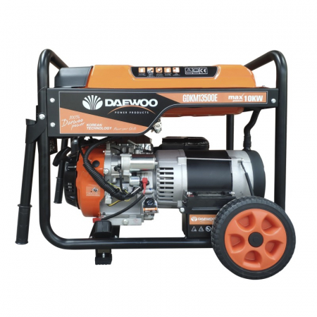 Generatoare de curent electric - Generator Curent Electric Daewoo GDKM13500E, 230 V, Monofazic, Benzina, 9 kW, AVR