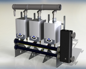 Centrala Termica in condensare Ariston Genus Premium EVO HP 100 - 100 KW [1]