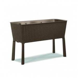 Ghivece pentru flori - Ghiveci alungit, maro, 120 L, Keter Easy Grow