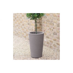 Ghiveci conic, maro, 35 cm., 32 litri, Ketere Varese M [1]