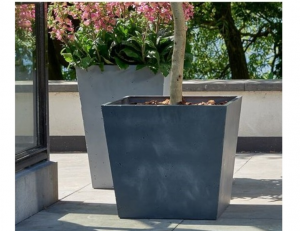 Ghiveci conic, gri, 48 cm., Keter Beton [1]