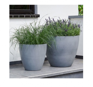 Ghiveci rotund, gri, 40 cm., Keter Beton L [3]