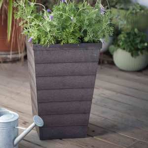 Ghivece pentru flori - Ghiveci conic, maro, 31 cm., Keter Taper S