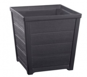 Ghivece pentru flori - Ghiveci patrat, maro, 44 litri, 40 cm., Keter Taper M
