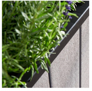 Ghiveci dreptunghiular, gri, imitatie de lemn, 88 litri, Keter Sequoia M [2]