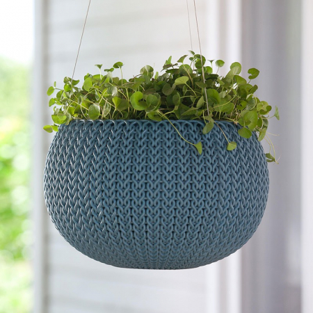 Ghiveci albastru suspendat, Keter Cozies S 3.2 L [3]