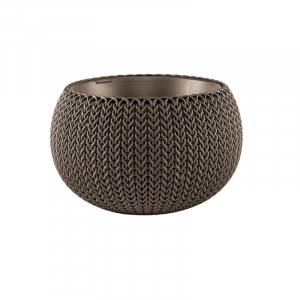 Ghiveci rotund suspendabil, maro, 9.4 litri, Keter Cozy M [1]
