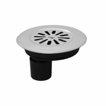 Tevi, fitinguri, robineti si accesorii - GRATAR CIRCULAR INOX CU DISPOZITIV ANTISPUMA D.120 - VALROM GAMA EasyKIT
