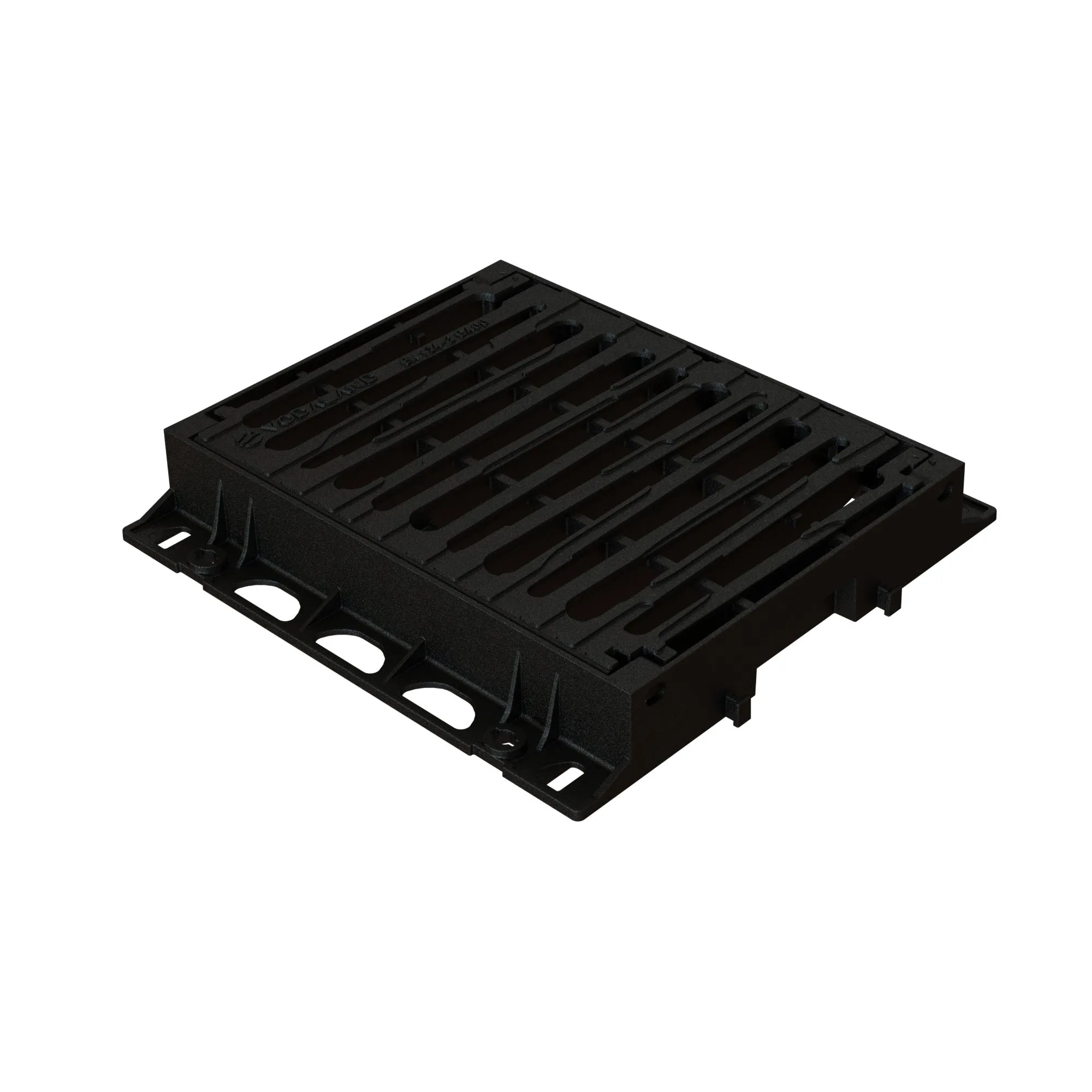 Instalatii de apa si canalizare - Gratar / GEIGER fonta rectangular Dext.529x499 PL.466x300 Hext.80 MODULAR EUROPE D400 Vodaland gama Urban