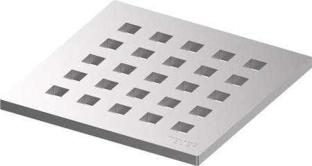 Sifoane TECEdrainpoint S - Grila sifon TECEdrainpointS_Quadratum din inox, grosime 5 mm, 100x100 mm