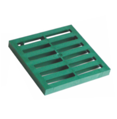 Tevi, fitinguri, robineti si accesorii - GRILA CAMIN PLUVIAL VERDE PVC 300 x 300 A15 - VALROM GAMA PluviKIT
