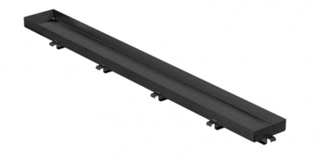 Rigole dus - Grila neagra pentru rigola dus, din inox, L=900 mm, Capricorn AQUA AMBIENT STONE