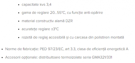 Grup de circulație ultra- compact, temperatura fixa, ESBE GFA311-20 [3]