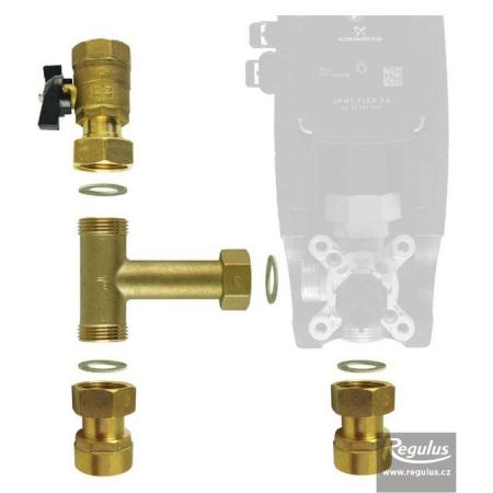 Grupuri de circulatie - Kit pentru conectarea facila a statiei de pompare CSE MIX 1 M la distribuitoarele Regulus