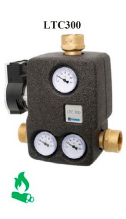 Automatizari si termostate cazane - Grup de pompare pentru cazan pe combustibil solid cu pompa electronica Wilo cu inaltimea de pompare 6mCA, DN32, 65grdC, clasificare energetica clasa A