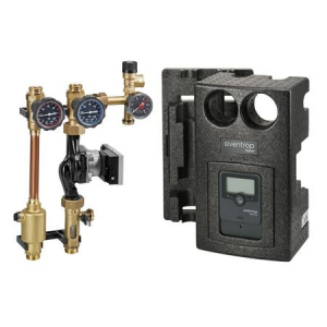 Panouri solare pentru apa calda menajera - Grup de pompare sistem solar, DN 25, cu pompa Wilo-Yonos Para si regulator electronic, Regusol ELH-180
