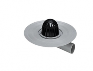 Guri de scurgere - Gura de scurgere Viega pentru balcoane si terase cu colector de pietris, iesire orizontala DN70