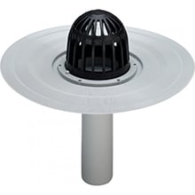Guri de scurgere - Gura de scurgere Viega pentru balcoane si terase cu colector de pietris, iesire verticala DN50