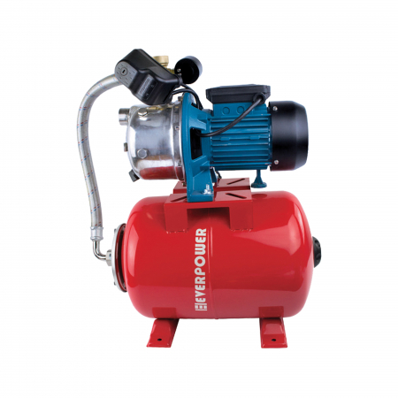 Echipamente pentru tratarea si pomparea apei - Hidrofor 1.0 HP, 52 L/min, 50 L vas, Everpro Jet