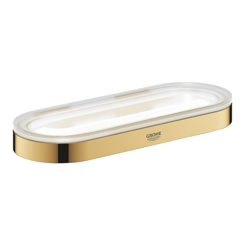 Inel prosop Grohe Selection, 200 mm, montare pe perete, fixare ascunsa, auriu lucios [2]