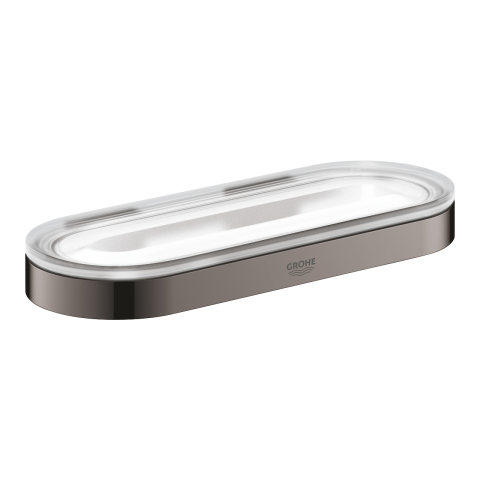 Inel prosop Grohe Selection, 200 mm, montare pe perete, fixare ascunsa, antracit [1]