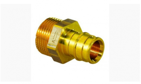Fitinguri cu manson alunecator - Conector Uponor alama, 16-1/2 exterior Q&E