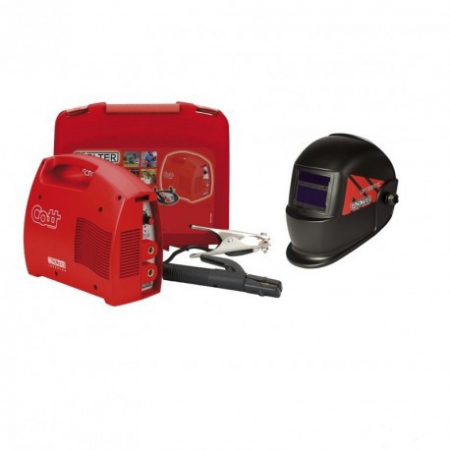 Scule si dispozitive de lucru - KIT Invertor Sudura Solter COTT155 Electrod 150 A 1.6 - 4 mm 3.5 kg + Casca de Protectie Solter
