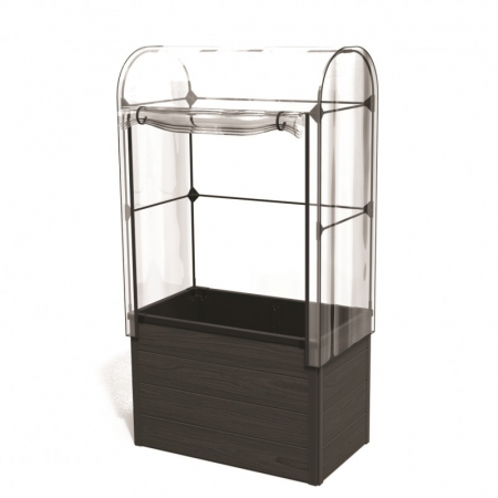 Jardiniera gri cu sera, Keter Maple [1]