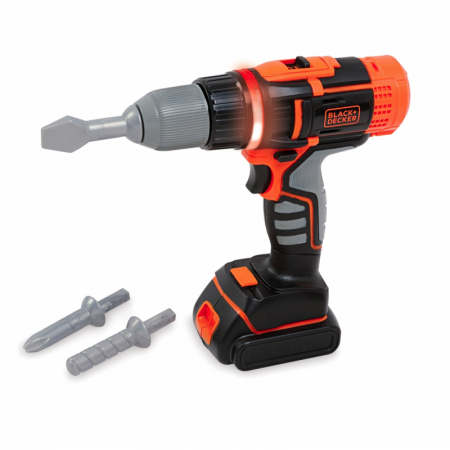 Jucarii de gradina - Jucarie Bormasina fara fir, Black&Decker Smoby