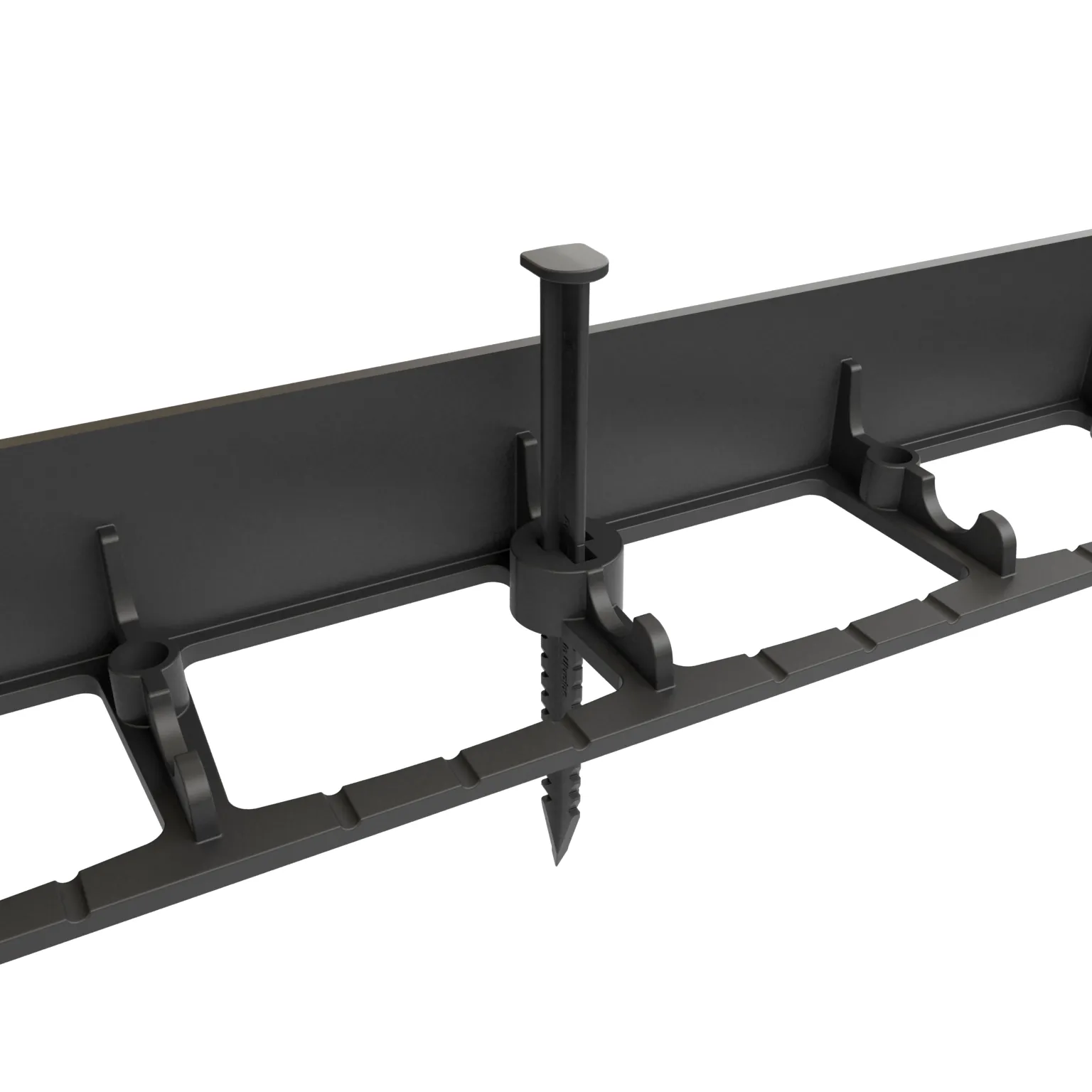 Kit bordura PP pentru pavaj L=1m, 4buc, 12 ancore incluse, H78, negru Vodaland gama Terra [6]