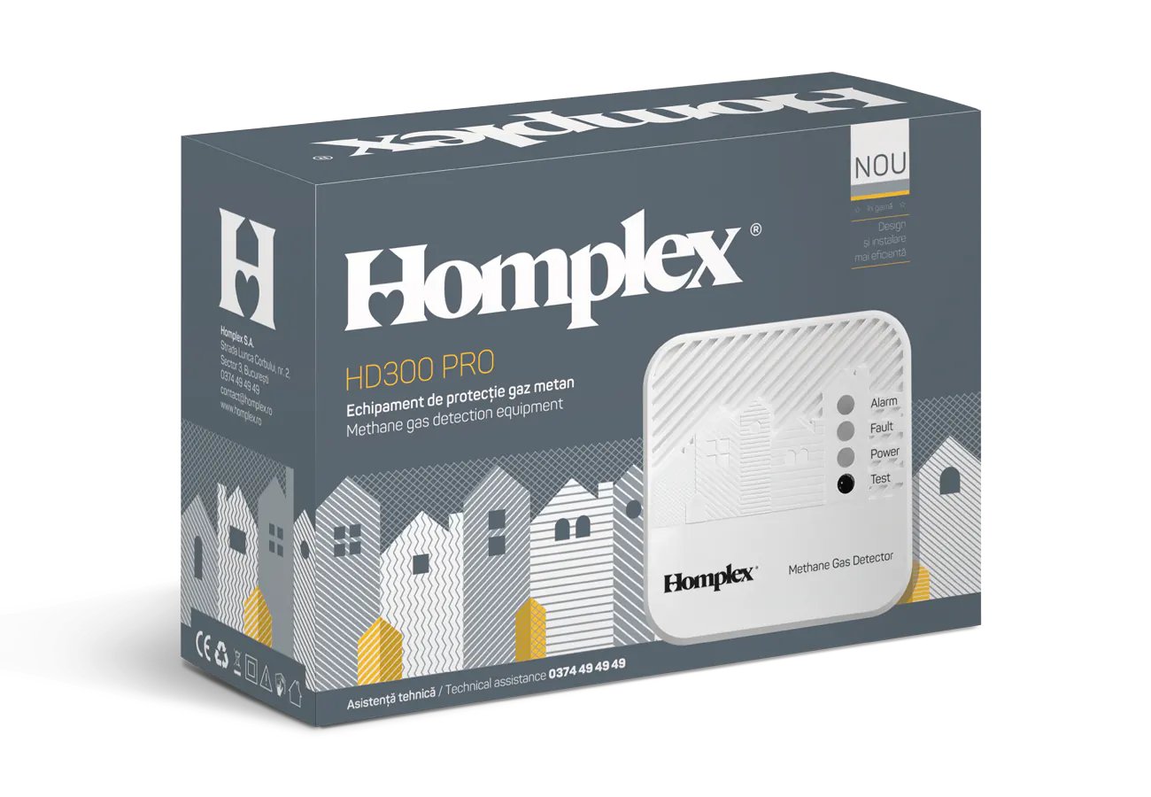 Kit de detectie a gazului metan Homplex HD300 PRO [5]