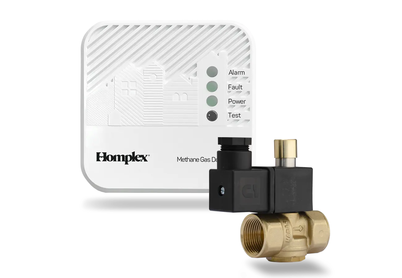 Detectoare de gaz si fum - Kit de detectie a gazului metan Homplex HD300 PRO