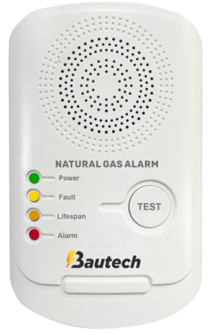 KIT detector gaz metan Bautech GD-KNG detector cu electrovalva 3/4 [1]