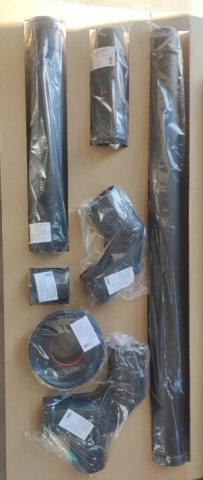 Accesorii cazane - Kit evacuare pentru termoseminee pe peleti Dominus