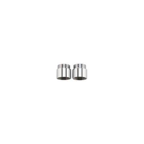Accesorii baie - Kit extensie Grohe baterii montaj pe perete, 1/2", set 2 bucati, crom