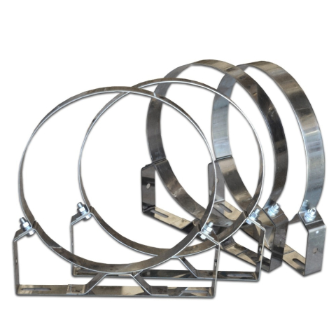 Kit exterior cos fum dublu perete izolat cu vata ceramica 2.5 mm, Ø160 mm, model V2 [4]